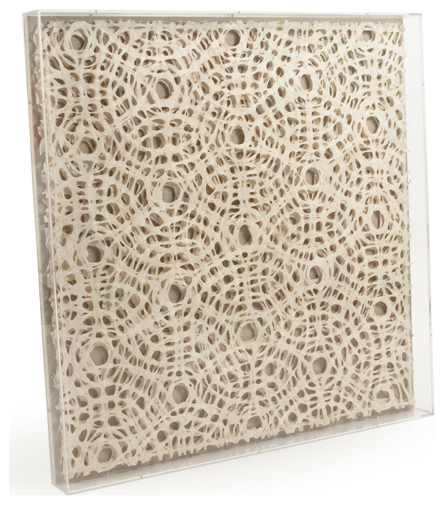 Abstract Paper Acrylic Framed Art