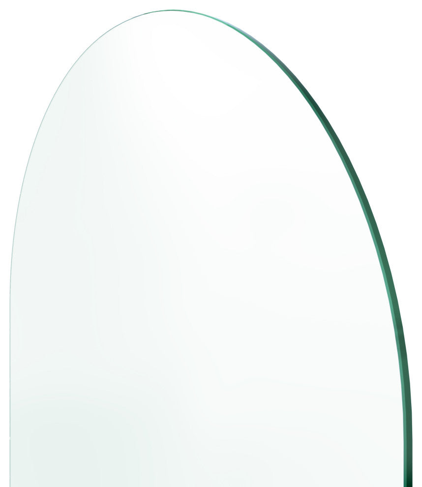 Bathtub Single Fixed Panels, Satin Brass, 34"wx66.75"h