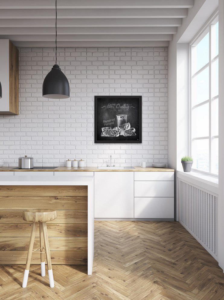 "Est. 1935 Tequila" Framed Painting Print, 32"x32"