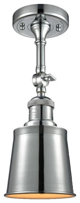 1-Light Addison 5" Semi-Flush Mount, Polished Chrome