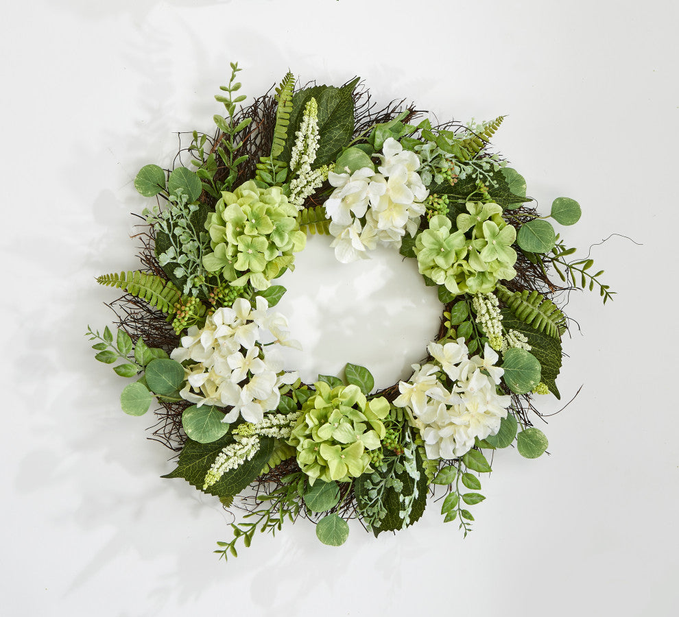 24" Hydrangea Wreath