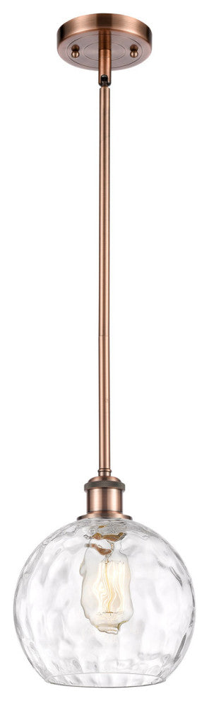 Innovations 516-1S-AC-G1215-8 1-Light Mini Pendant, Antique Copper