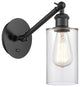 Innovations 317-1W-BK-G802-LED 1-Light Sconce, Matte Black