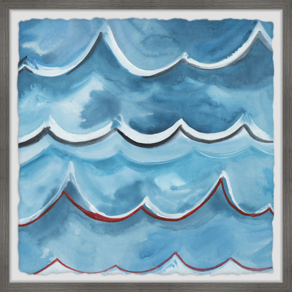 "The Next Wave" Framed Painting Print