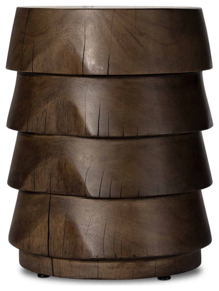 Nori End Table-Ochre