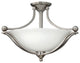 Hinkley Bolla Large Semi-Flush Mount, Brushed Nickel