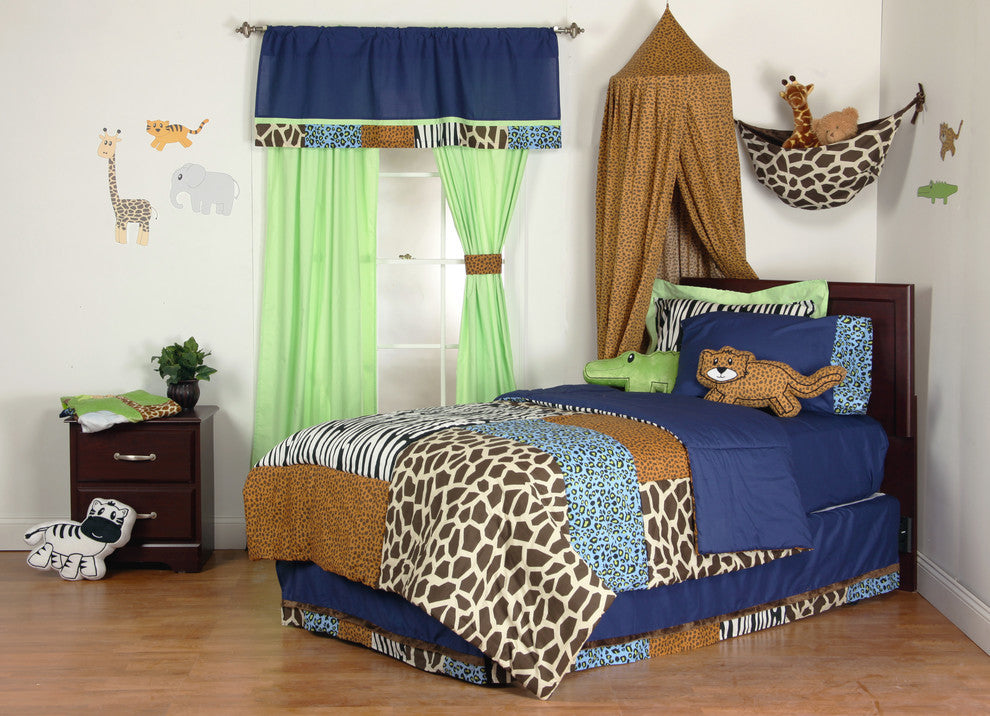 Jazzie Jungle Boy, Decorative Pillow, Zebra