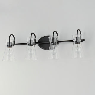 Maxim 12484 Ava 4 Light 31"W Vanity Light - Polished Chrome