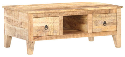 vidaXL Coffee Table End Table Living Room Side Sofa Table Solid Mango Wood