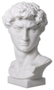 White Marble Head Sculpture, Eichholtz David
