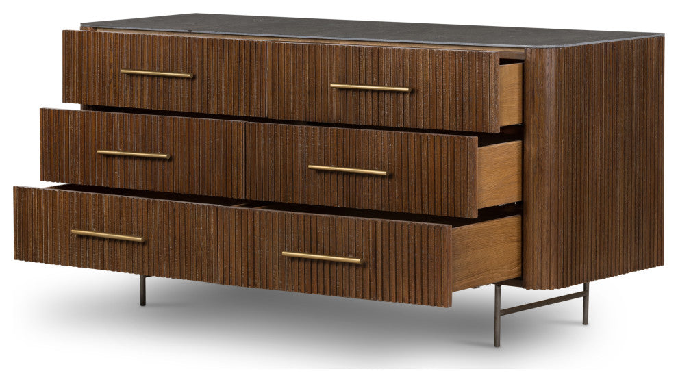 Fletcher 6 Drawer Dresser-Bluestone