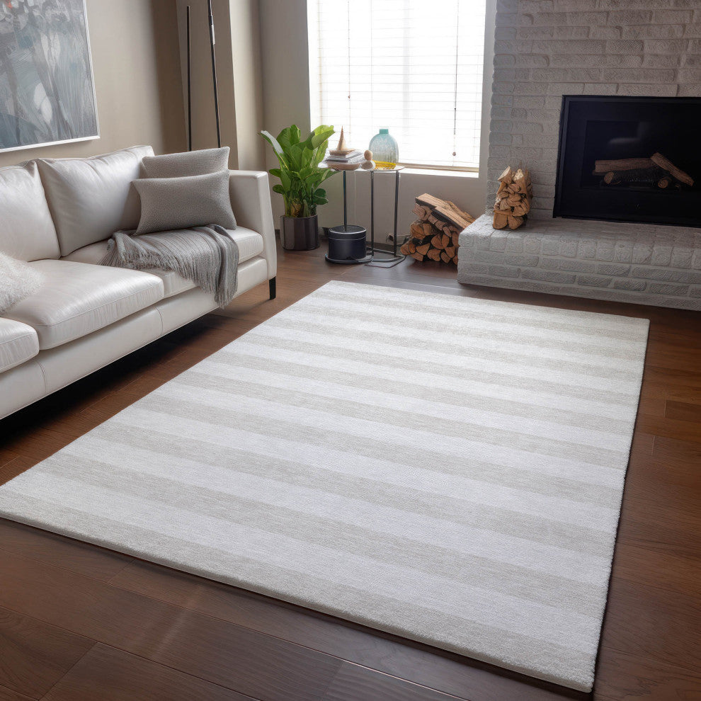 Premium Machine Washable Mayfield AMF528 Ivory 10' x 14' Rug