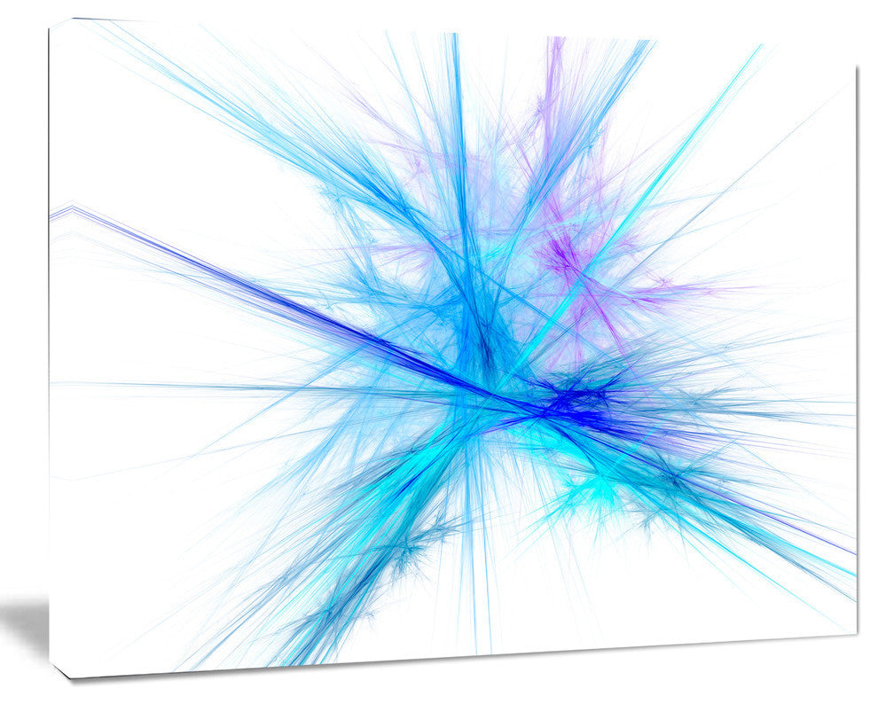 Criss Cross Spectrum of Light, Abstract Canvas Wall Art, 40x30