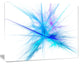 Criss Cross Spectrum of Light, Abstract Canvas Wall Art, 40x30