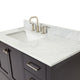 ARIEL Cambridge 43" Left Rectangle Sink Bath Vanity Carrara Marble