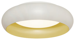 Kayce 15'' LED Flush Mount, White
