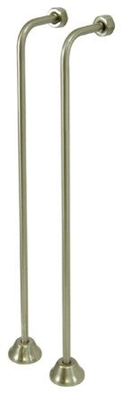 Kingston Brass Single Offset Bath Supply, Brushed Nickel