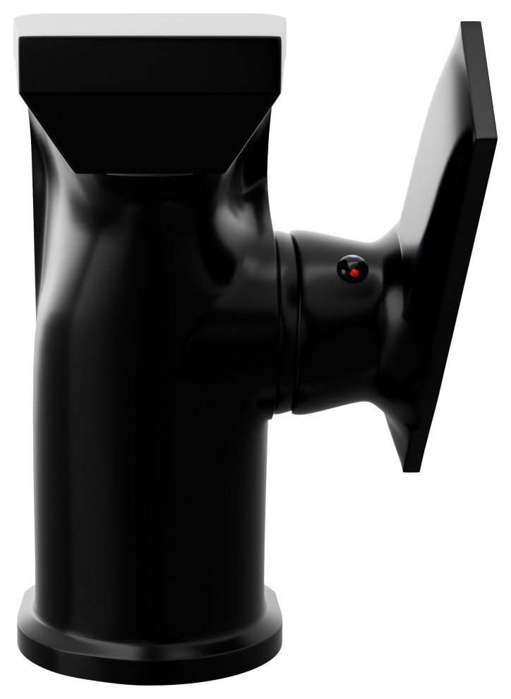 Novatto NBF-061 Miller Single Lever Contemporary Lavatory Bathroom Faucet, Matte Black
