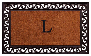 Rembrandt Monogram Doormat 22"x36", Letter L