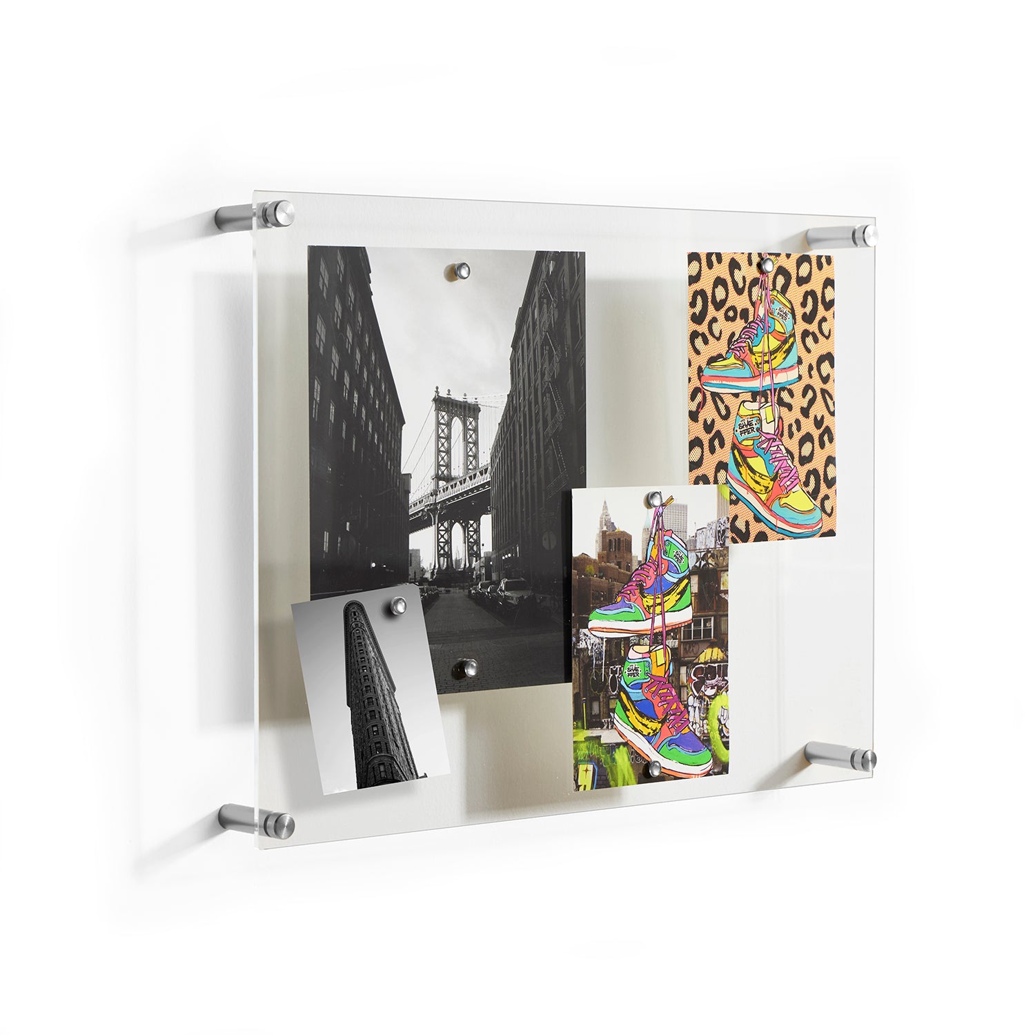 Easy Change Memo Board + Magnets