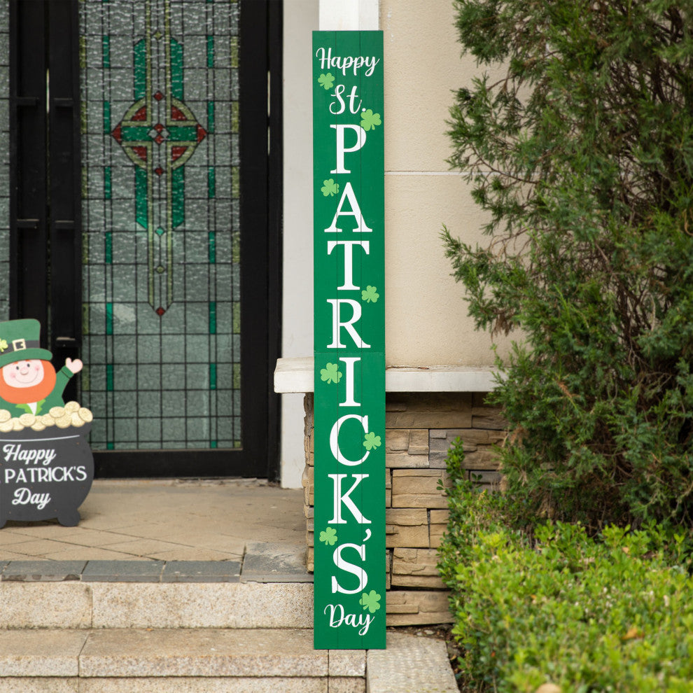 60" Wooden St. Patrick's Porch Sign