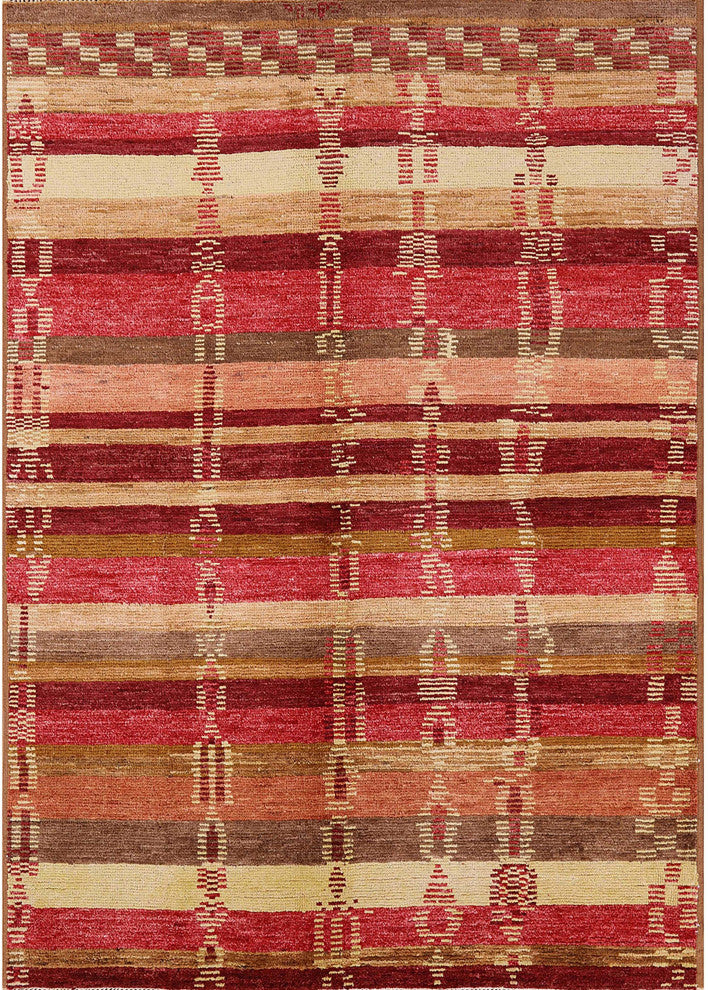 Ahgly Company Indoor Rectangle Mid-Century Modern Area Rugs, 8' x 12'