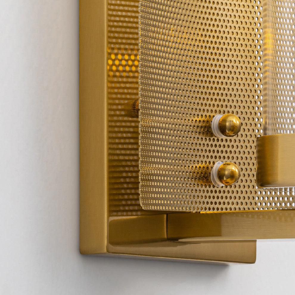 Aurelia 1 Light Wall Sconce Brass