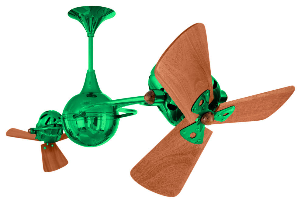 Italo Ventania, Rotational Ceiling Fan, Mahogany Blades