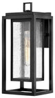 Hinkley 16" Republic Medium Outdoor Wall Mount Lantern, Black