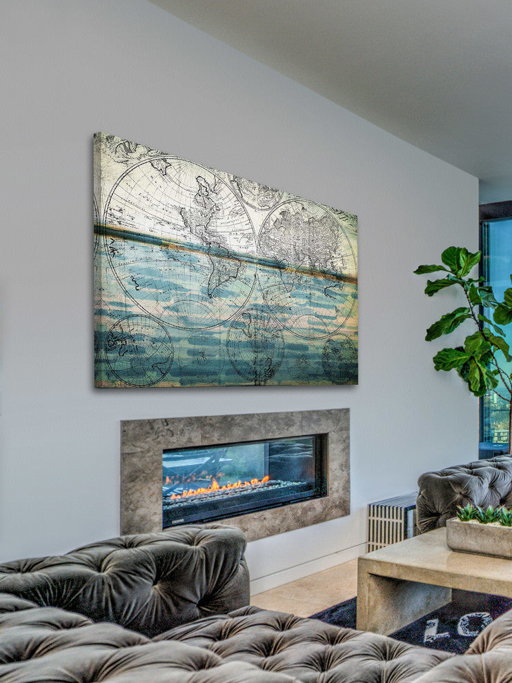 "Round and Round" Fine Art Canvas Print, 18"x12"