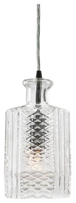 Nuevo Living Cognac Lighting Pendant | Clear Glass