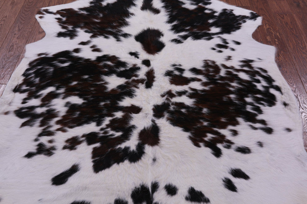 6' 7" X 5' 11" Natural Cowhide Rug C2284