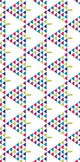 Triangle Trees 2 Decorative Holiday Geometric Print Bath Towel, White