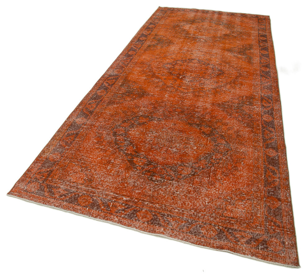 Rug N Carpet - Handmade Anatolian 4' 11" x 12' 0" Antique Runner Rug