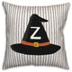 Halloween Monogram Hat Z 18x18 Spun Poly Pillow