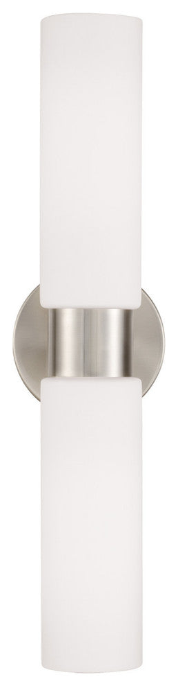 Capital Lighting 652621 Theo 2 Light 5"W Bath Bar - Brushed Nickel