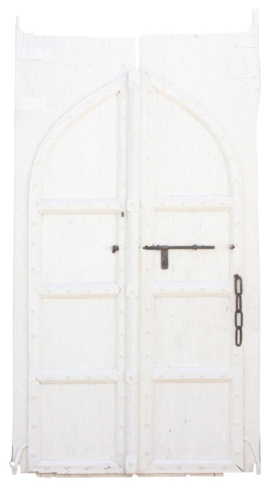 Pair of Antique Arched Entrance Doors