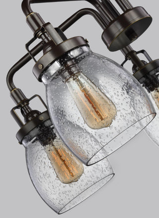 Generation Lighting 3114505 Belton 5 Light 24"W Chandelier - - Midnight Black