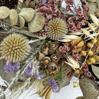 20" Dried Preserved Eucalyptus Mix Wreath