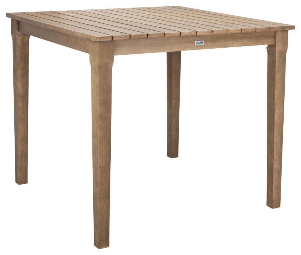 Safavieh San Salvador Patio Bar Table, Natural