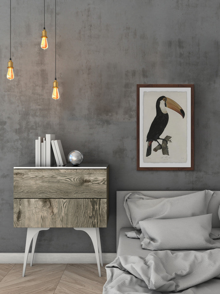 "Quiet Toucan" Framed Painting Print, 20"x30"