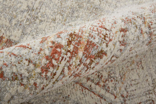 Frencess R39GK Transitional/Casual/Vintage Rug, Gray/Rust, 2'6"x12' Runner