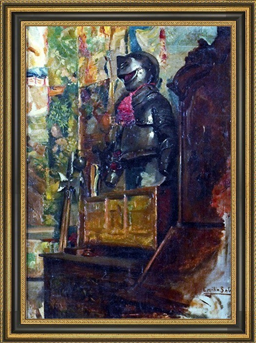Emilio Sala y Frances Taller Framed Premium Canvas Print, 16"x24"