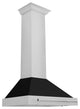 ZLINE 30" Stainless Steel Range Hood With Black Matte Shell, KB4STX-BG-30