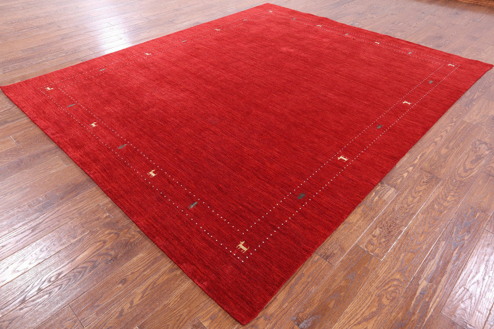 Hand Knotted Persian Gabbeh Rug 8' 0" X 10' 0" Q6996