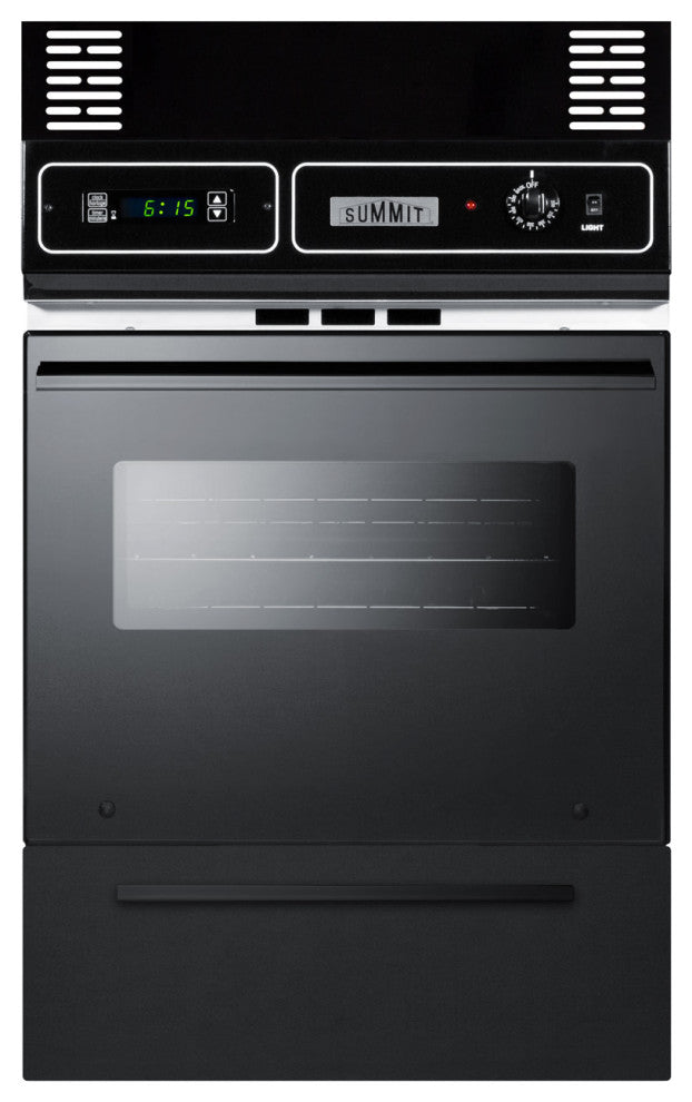 Summit TKW700 24"W Wall Oven Trim Kit - Black