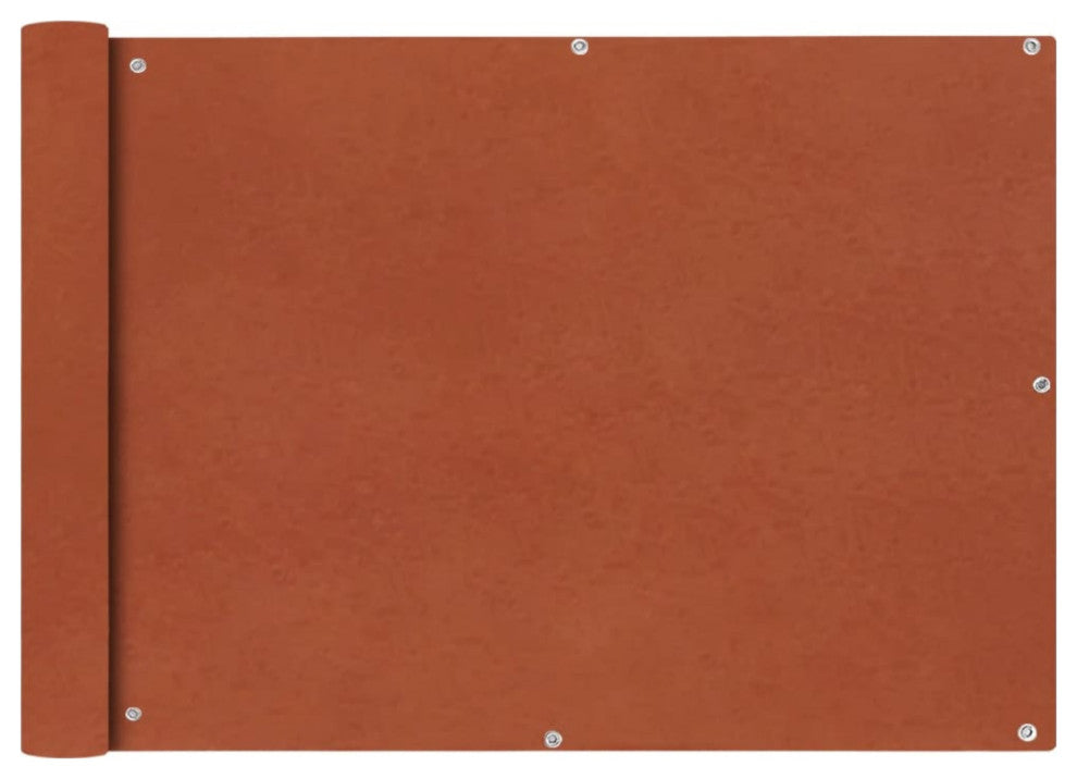 vidaXL Balcony Screen Oxford Fabric 29.5"x157.4" Terracotta