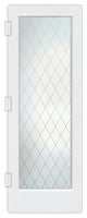 Interior Prehung Door or Interior Slab Door - Diamond Grid - Primed - 24" x...