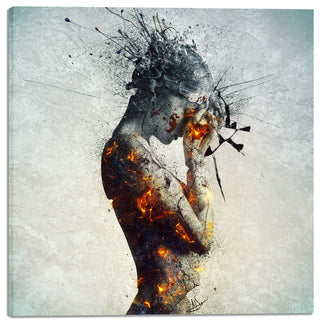 "Deliberation" by Mario Sanchez Nevado, Giclee Canvas Print, 12"x12"