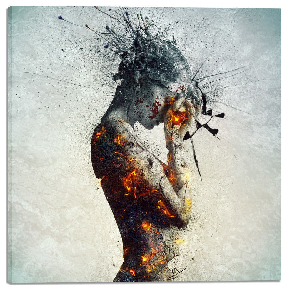 "Deliberation" by Mario Sanchez Nevado, Giclee Canvas Print, 12"x12"
